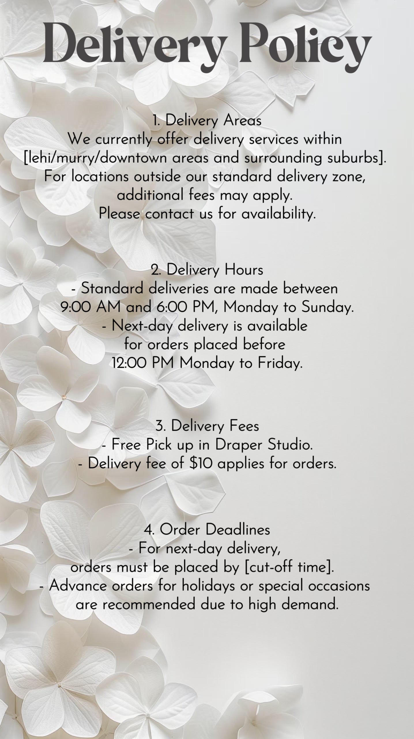 Local Delivery